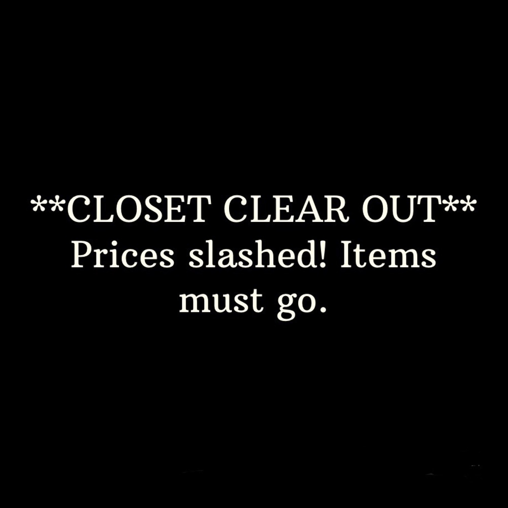 ⭐️CLOSET CLEAR OUT⭐️